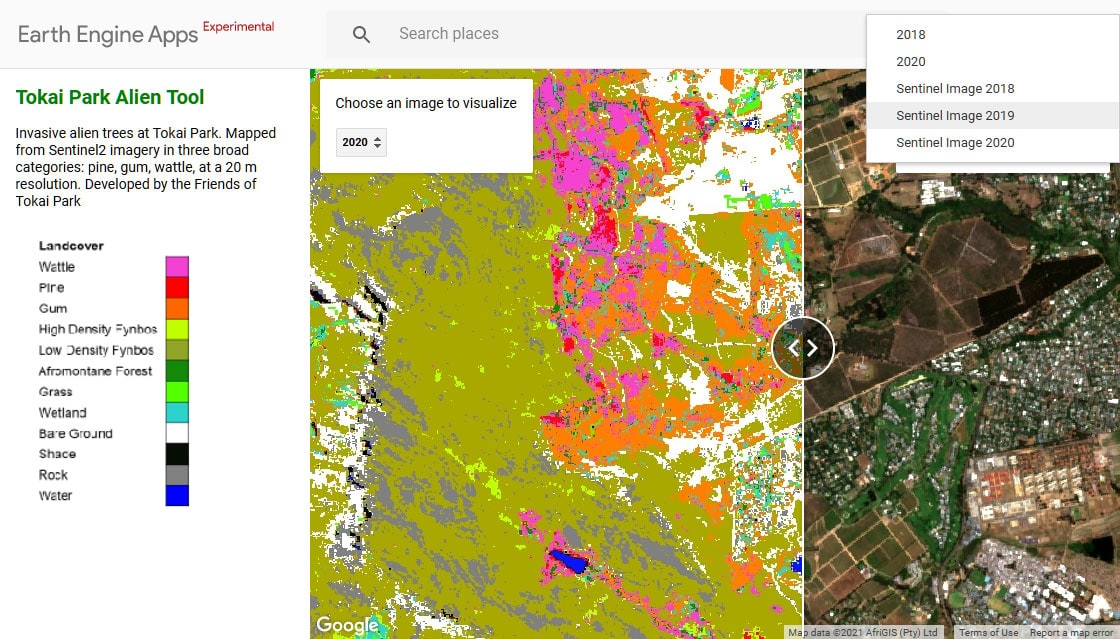 FoTP Sentinel-2 Web App