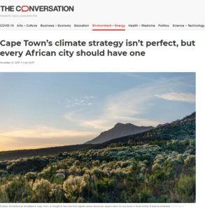 Cape Town’s climate strategy isn’t perfect, but every African city should have one