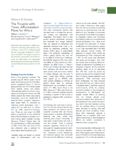 Bond WJ et al 2019 – The Trouble with Trees: Afforestation Plans for Africa