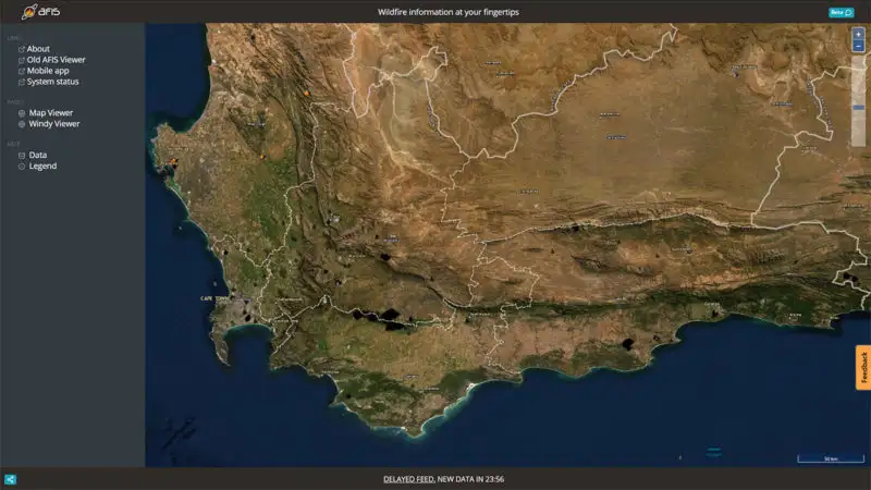 Advanced Fire Information System (AFIS) Map Viewer